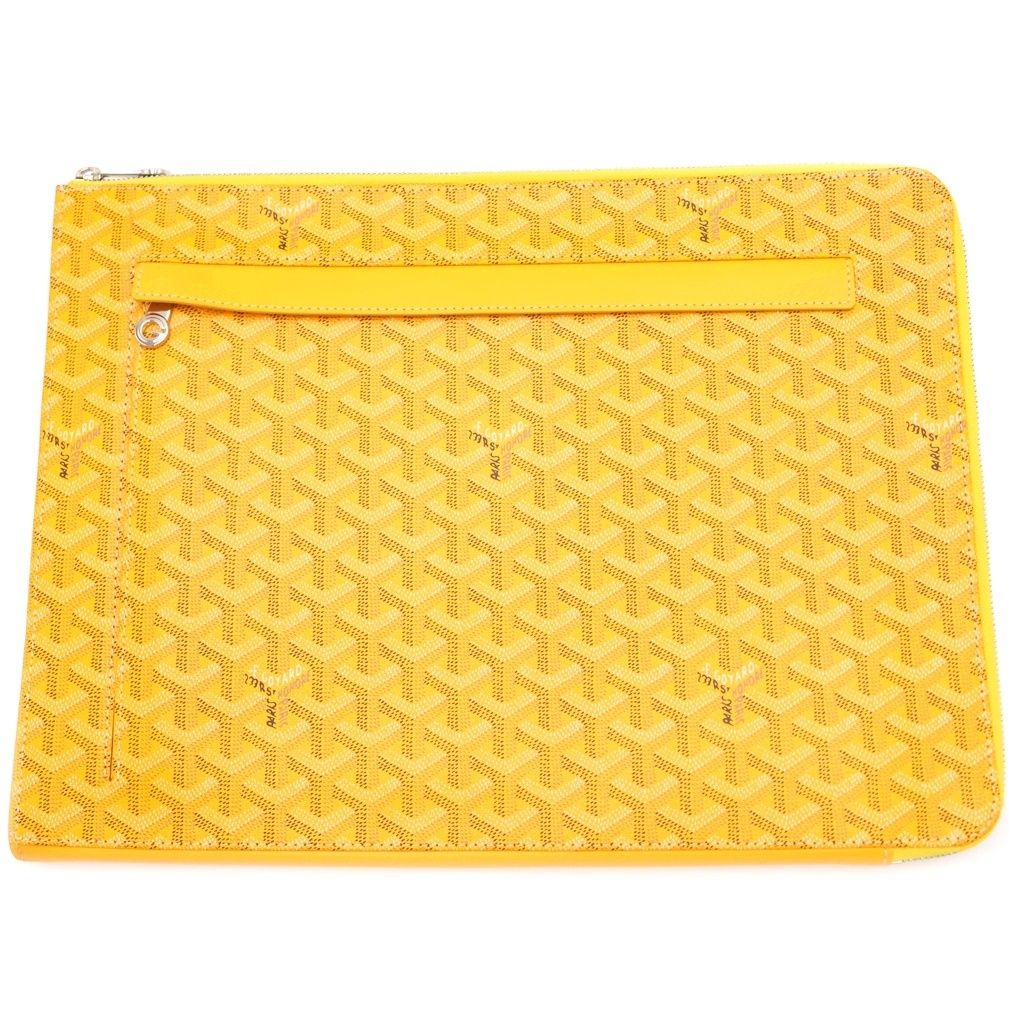 Goyard Sorbonne Clutch Yellow