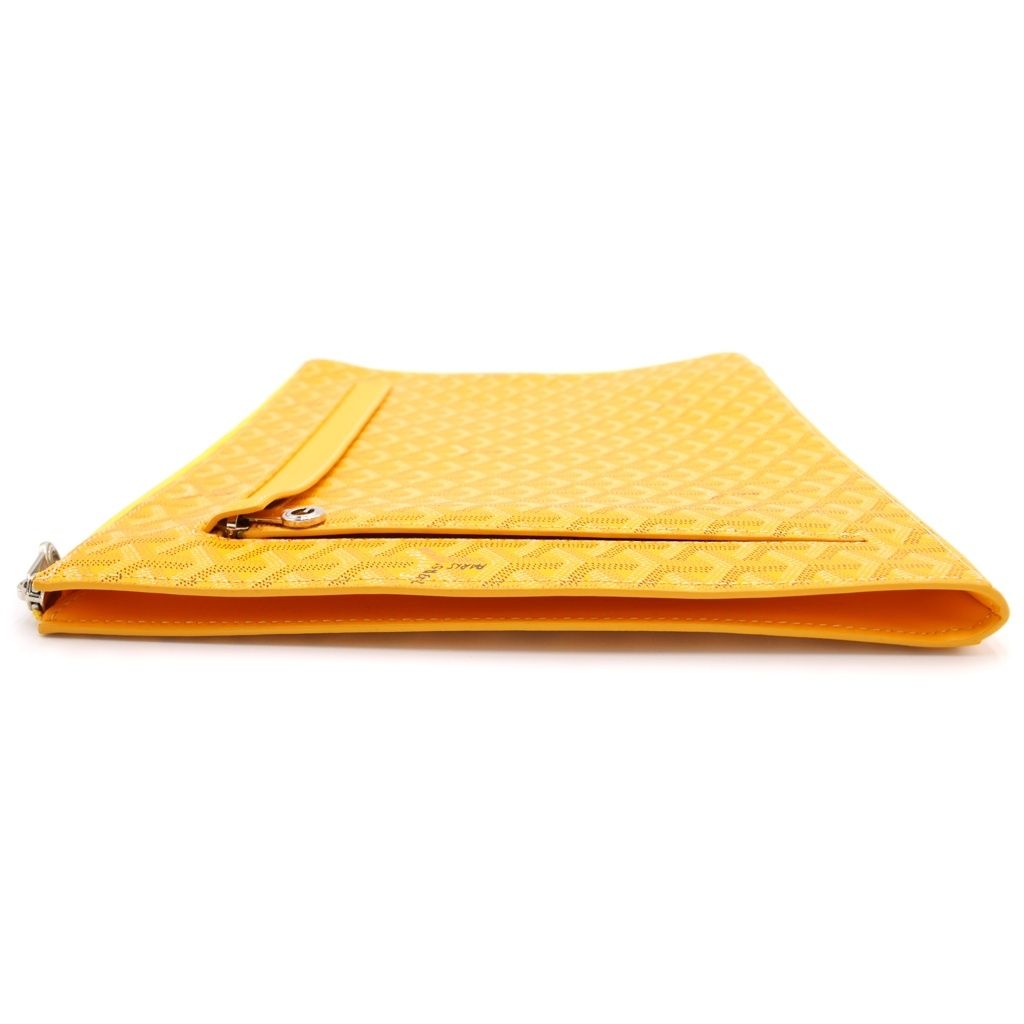 Goyard Sorbonne Clutch Yellow — view 3