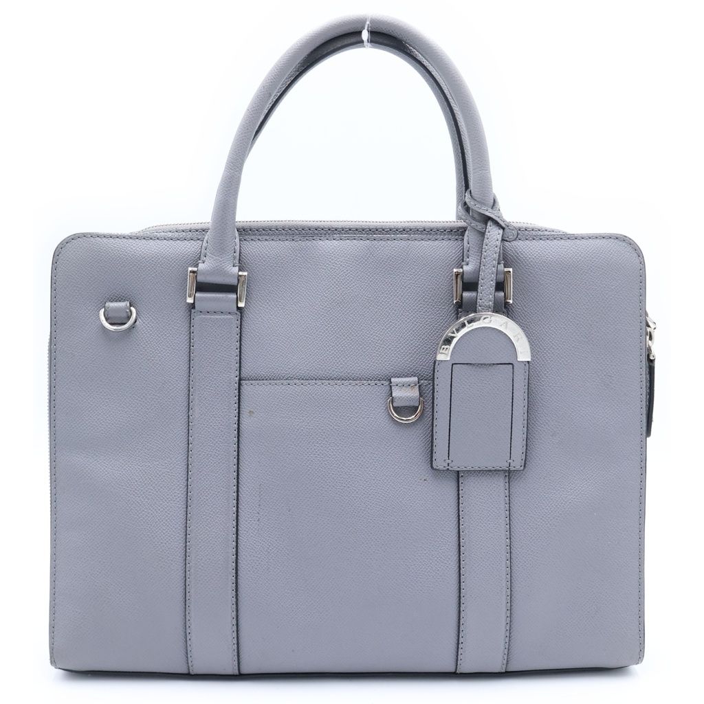 Bvlgari Man Briefcase Leather Business