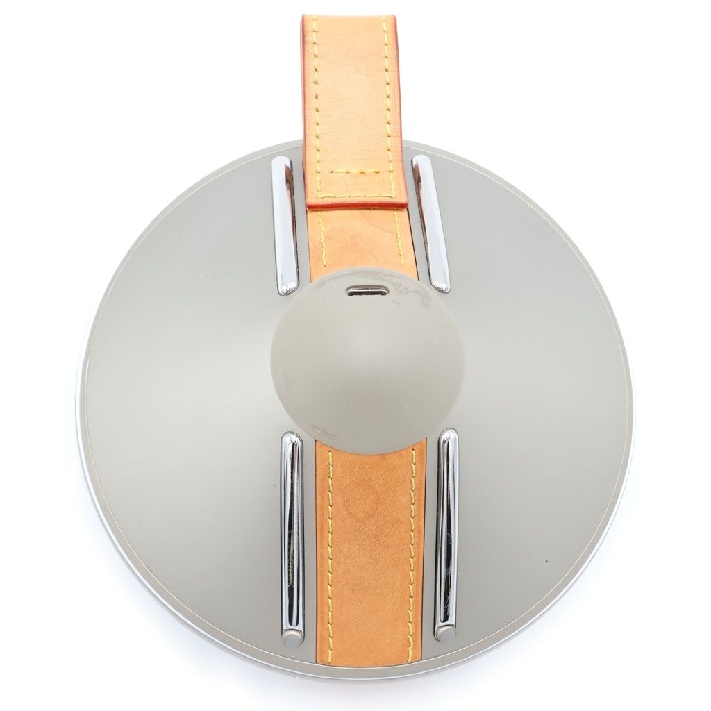 Louis Vuitton Nanogram Speaker Copper Silver Leather — view 2