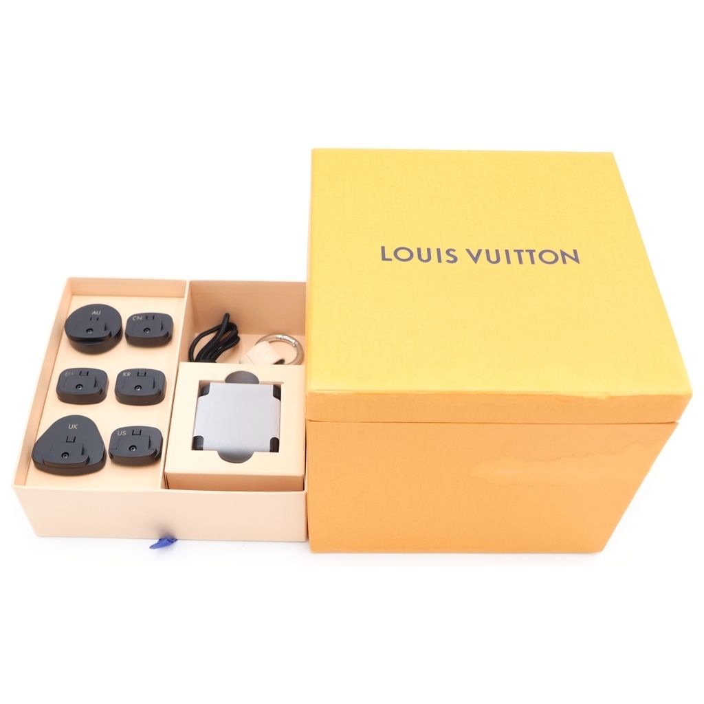 Louis Vuitton Nanogram Speaker Copper Silver Leather — view 6
