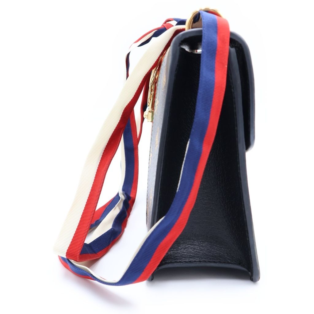 Gucci Sherry Line Sylvie Shoulder Bag Black — view 3