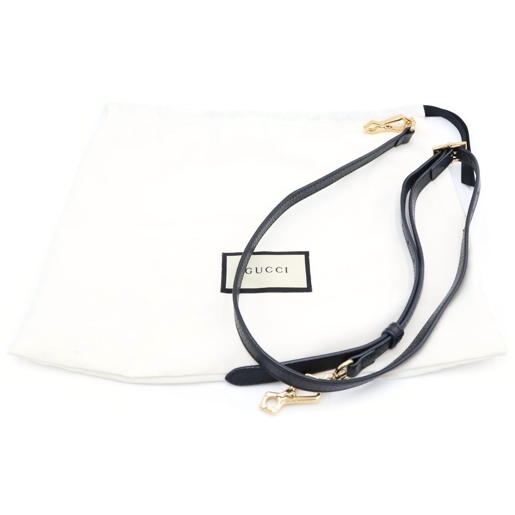 Gucci Sherry Line Sylvie Shoulder Bag Black — view 7