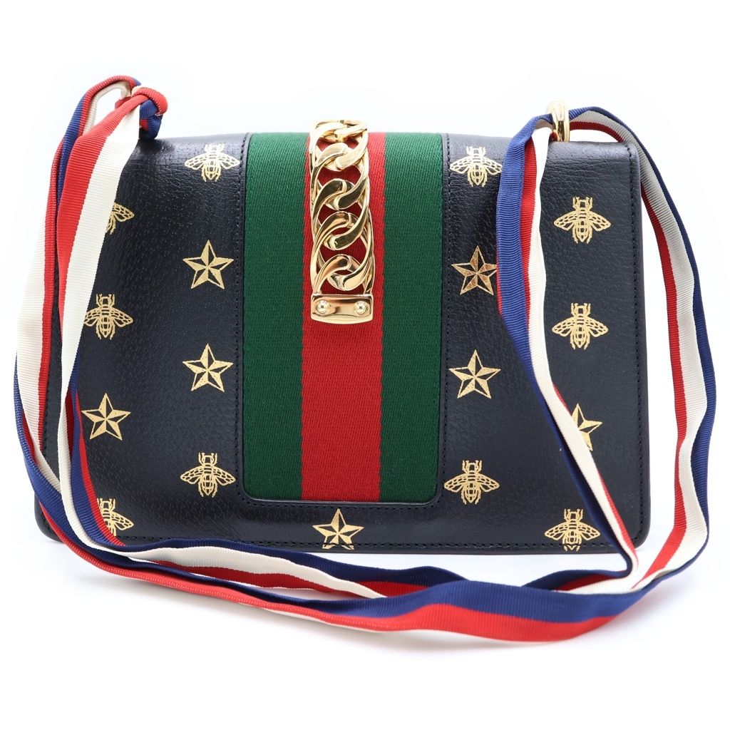 Gucci Sherry Line Sylvie Shoulder Bag Black — view 2