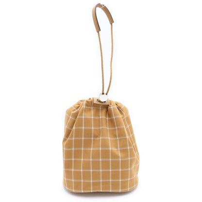 Hermes Trek Sesame Tatta Sole Canvas Swift Handbag Silver Beige — view 2