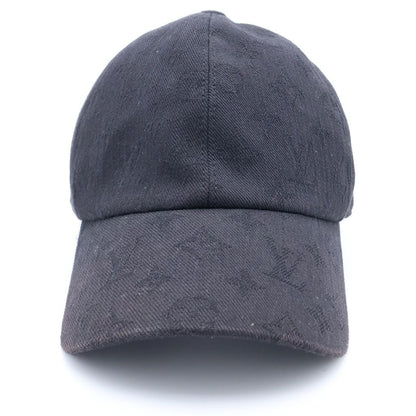 Louis Vuitton Monogram Essential Baseball Cap Hat Black — view 4