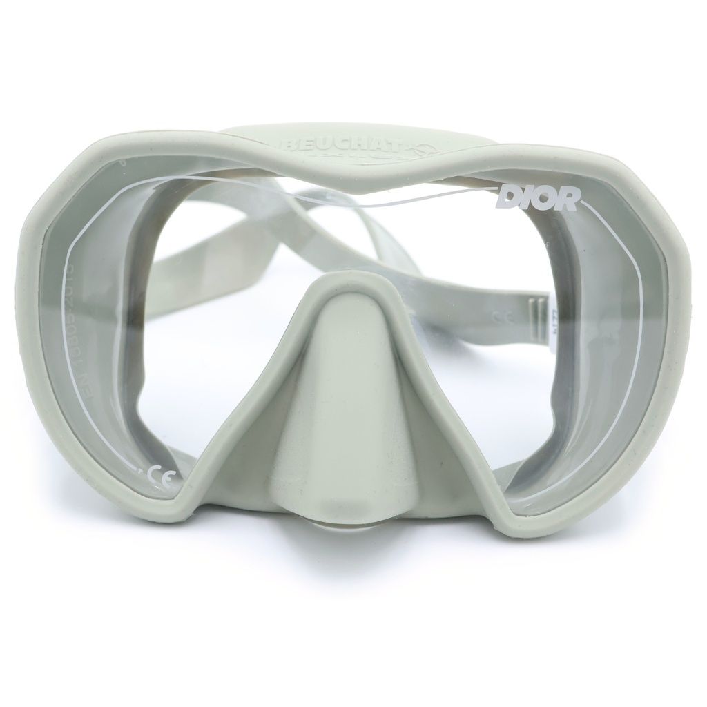 Dior Beuchat Busher Logo Print Snorkel Goggles Gray Shoulder Bag