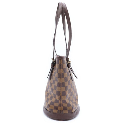 Louis Vuitton Marais Bucket Shoulder Bag Tote Damier Brown Pouch Out of Stock — view 3