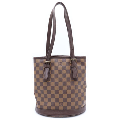 Louis Vuitton Marais Bucket Shoulder Bag Tote Damier Brown Pouch Out of Stock