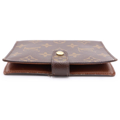 Louis Vuitton Monogram Agenda PM Binder Notebook Cover Brown Gold — view 3