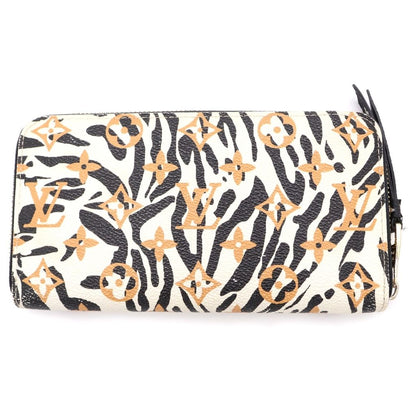 Louis Vuitton Jungle Zippy Wallet Card Case White Yellow Zebra Pattern Gold — view 2