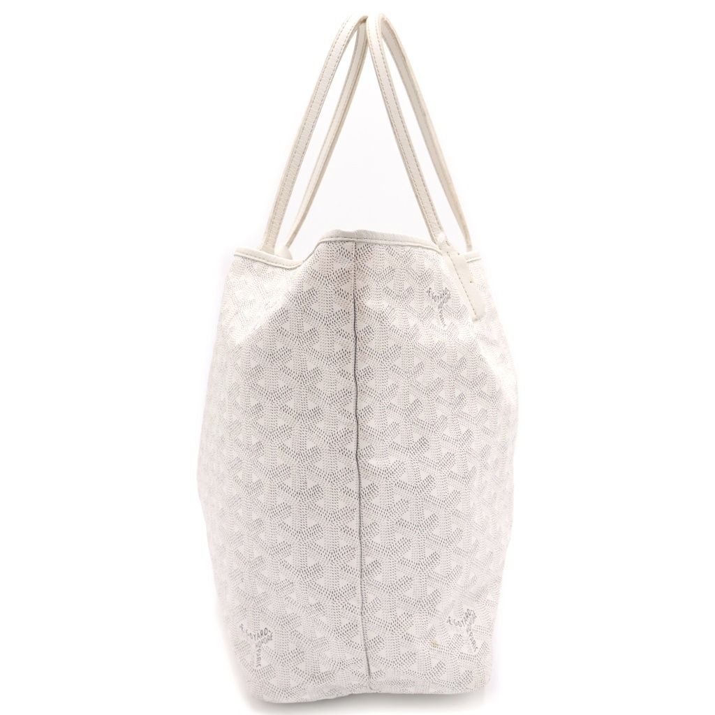 Goyard Saint Louis PM Tote White Leather — view 3