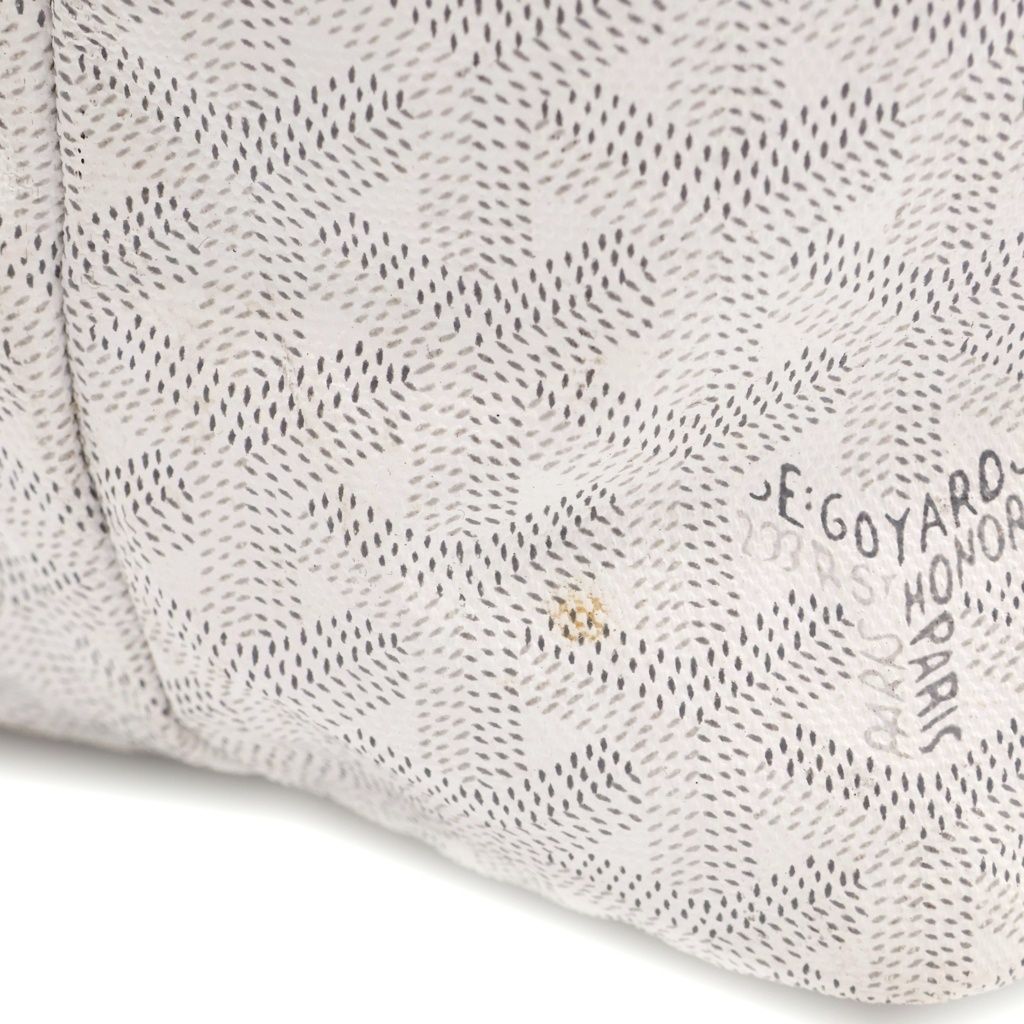 Goyard Saint Louis PM Tote White Leather — view 5