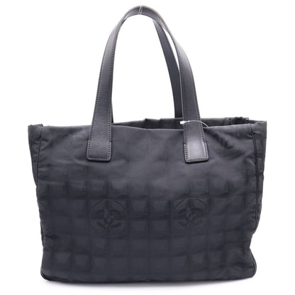 Chanel New Travel Line Tote Black Nylon Leather — view 2