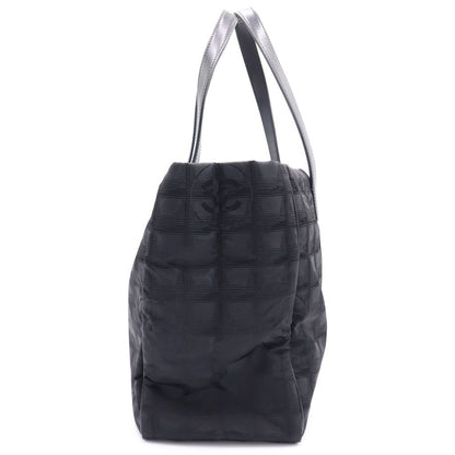Chanel New Travel Line Tote Black Nylon Leather — view 3