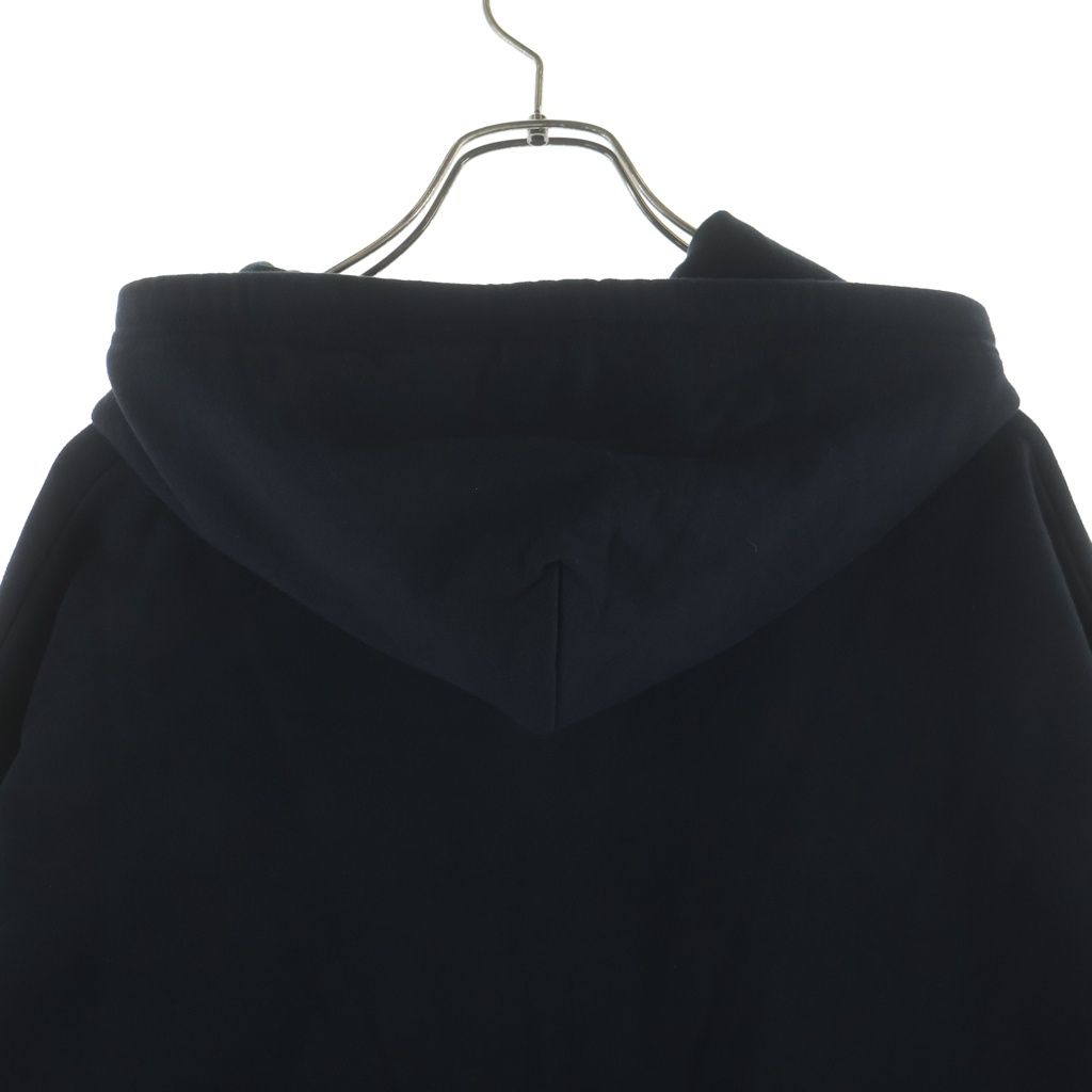 Chrome Hearts Vertical Logo Zip Up Hoodie Black — view 4