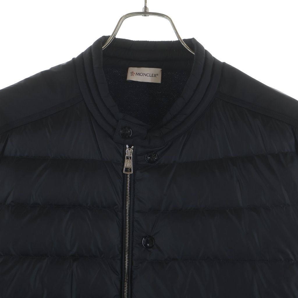 Moncler Arm Cut Replacement Down Jacket Black — view 3