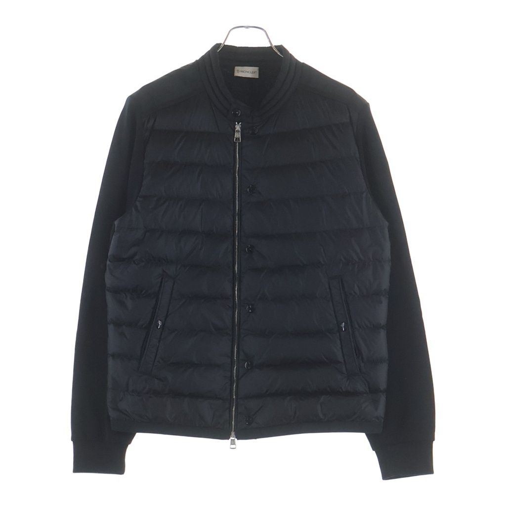 Moncler Arm Cut Replacement Down Jacket Black