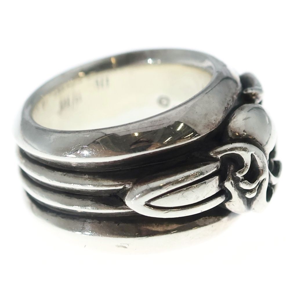 Chrome Hearts Dagger Heart Daga Ring Silver — view 3