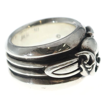 Chrome Hearts Dagger Heart Daga Ring Silver — view 3