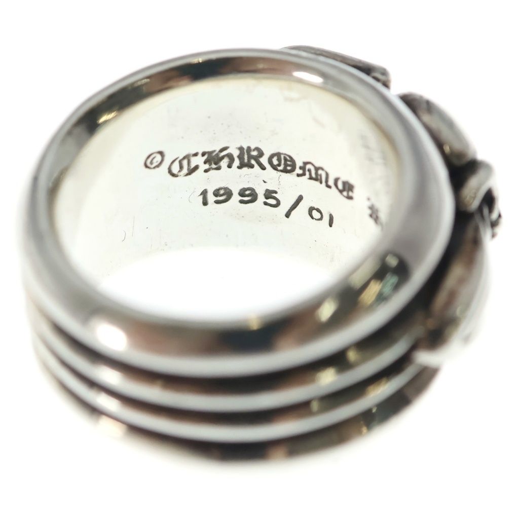 Chrome Hearts Dagger Heart Daga Ring Silver — view 5