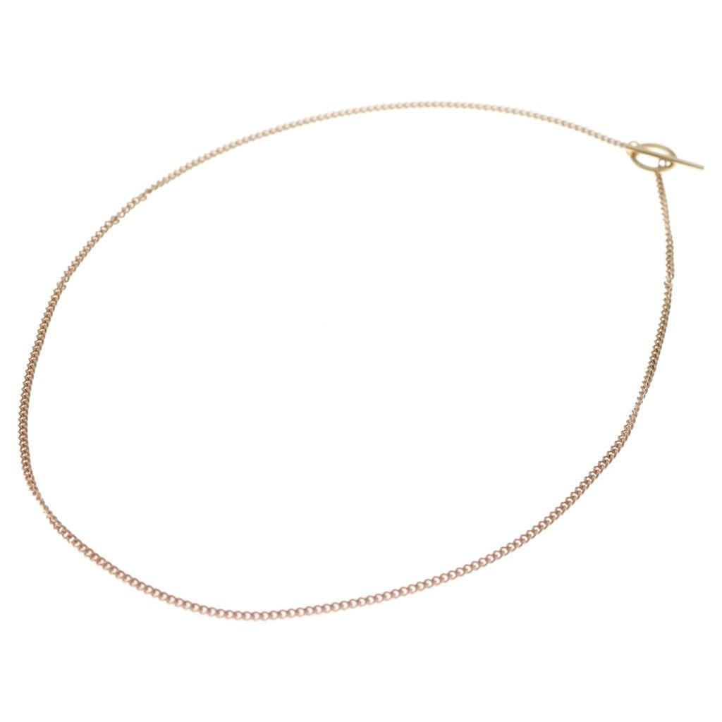Hermes Echappee Necklace Pendant Chain Pink Gold PG — view 2