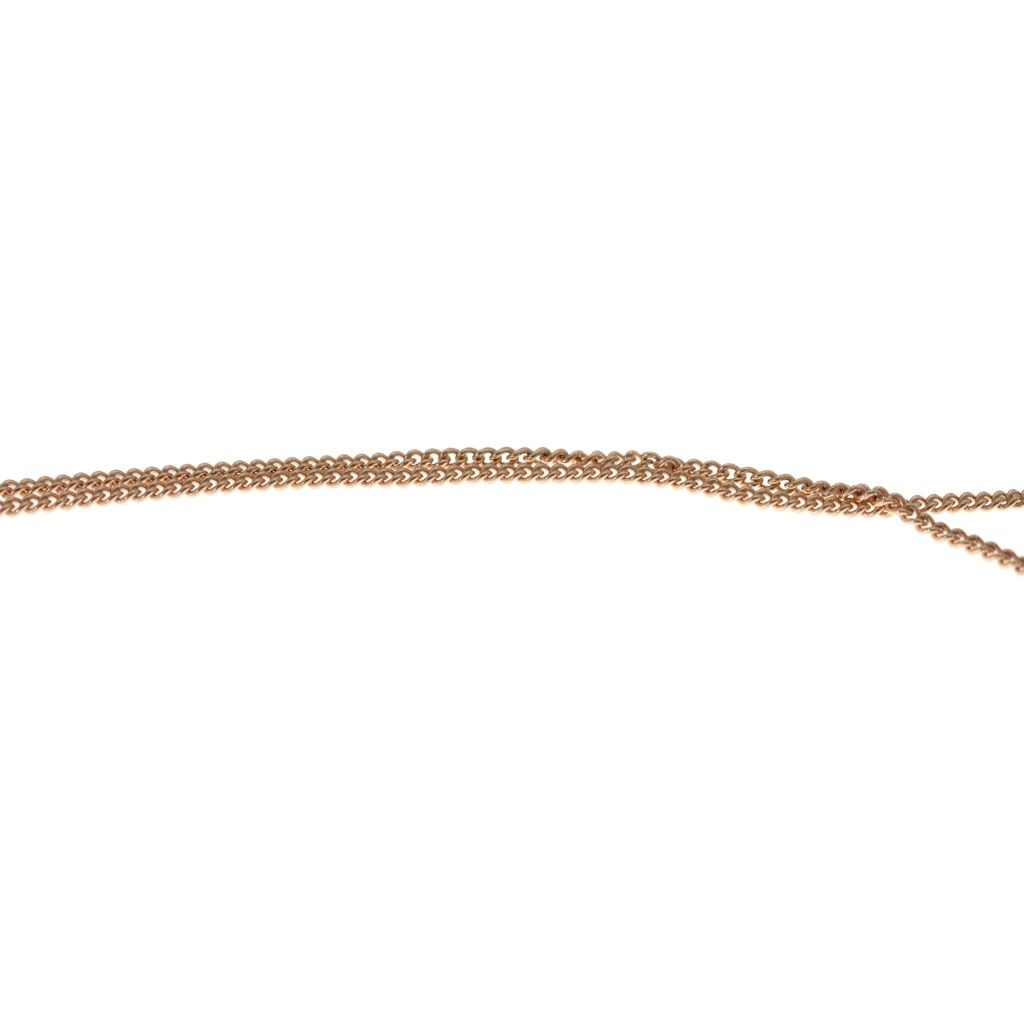 Hermes Echappee Necklace Pendant Chain Pink Gold PG — view 5