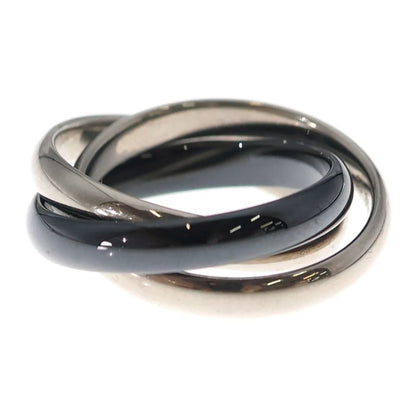 Cartier Trinity Ring Silver Black CE — view 4