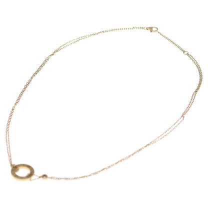 Cartier Love Circle Necklace Pendant Chain Diamond Gold — view 2