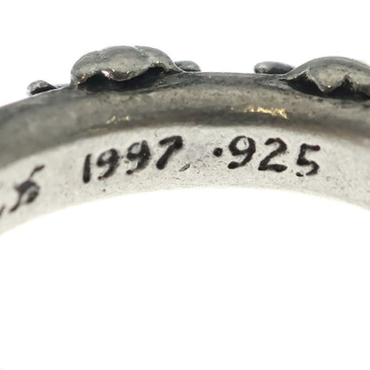 Chrome Hearts Cross Band Ring Silver — view 5