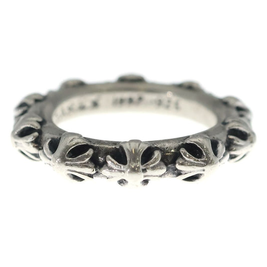 Chrome Hearts Cross Band Ring Silver
