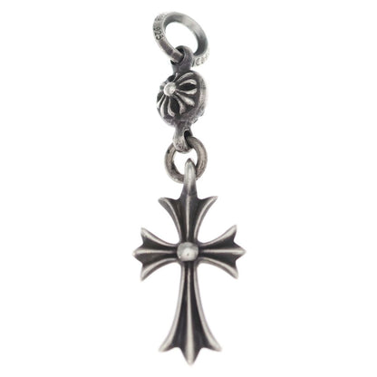 Chrome Hearts Tny CH Crs 1 Ball Tiny CH Cross Charm Pendant Top Silver