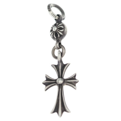 Chrome Hearts Tny CH Crs 1 Ball Tiny CH Cross Charm Pendant Top Silver — view 2