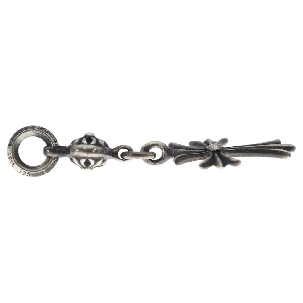 Chrome Hearts Tny CH Crs 1 Ball Tiny CH Cross Charm Pendant Top Silver — view 4