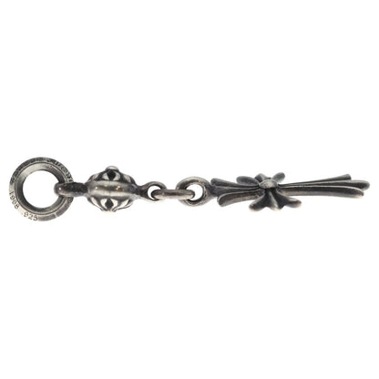 Chrome Hearts Tny CH Crs 1 Ball Tiny CH Cross Charm Pendant Top Silver — view 4