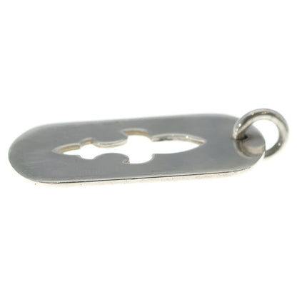 Chrome Hearts Tag Lrg BS Fluer BS Flag Dog Tag Silver Necklace Top — view 3