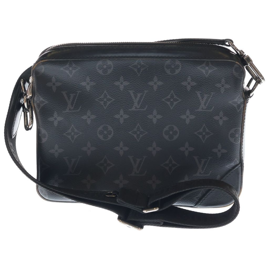 Louis Vuitton Monogram Eclipse Trio Messenger Shoulder Bag Black — view 2