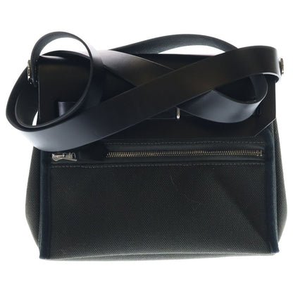 Hermes Herbag Zip Mini Toile Military Vache Hunter Leather Shoulder Bag Silver — view 2