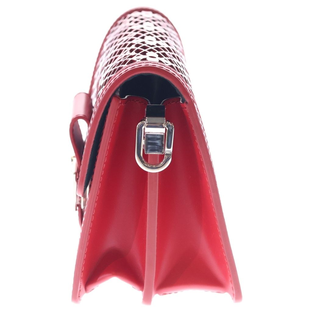 Louis Vuitton Monogram Mesh Dauphine Mini Red Shoulder Bag — view 3