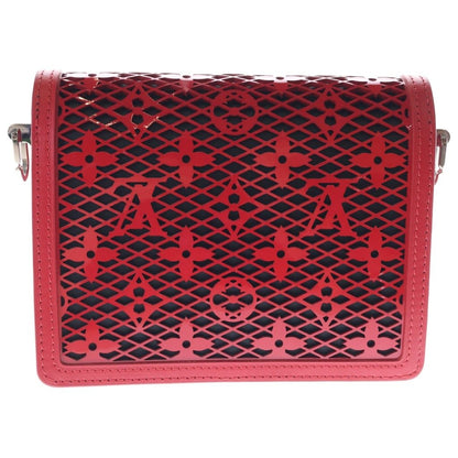Louis Vuitton Monogram Mesh Dauphine Mini Red Shoulder Bag — view 2