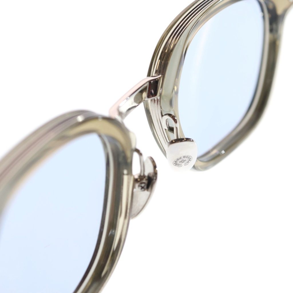 Chrome Hearts Duck Butter Dagger Wellington Sunglasses Eyewear Olive Silver 52 — view 5