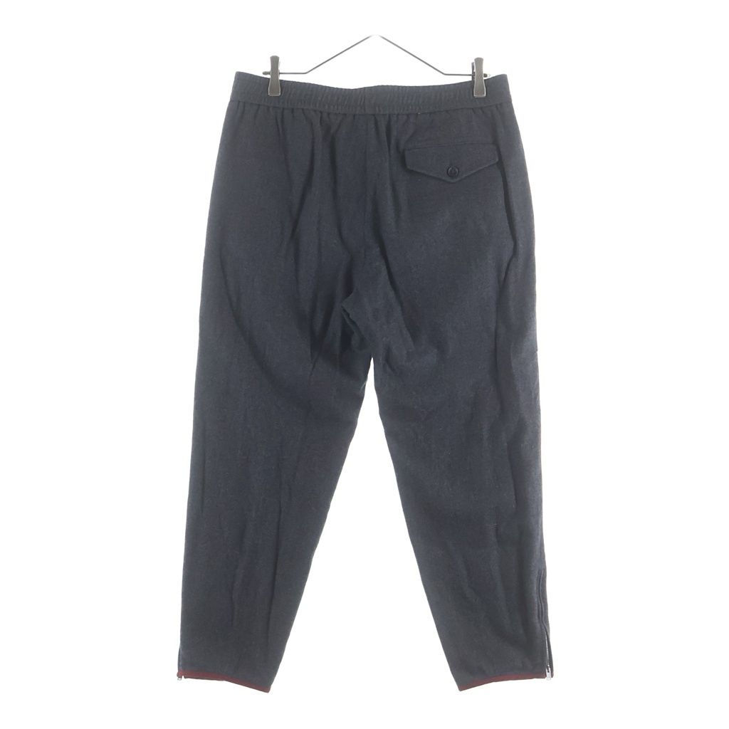 Gucci Zip Hem Wool Pants Gray — view 2