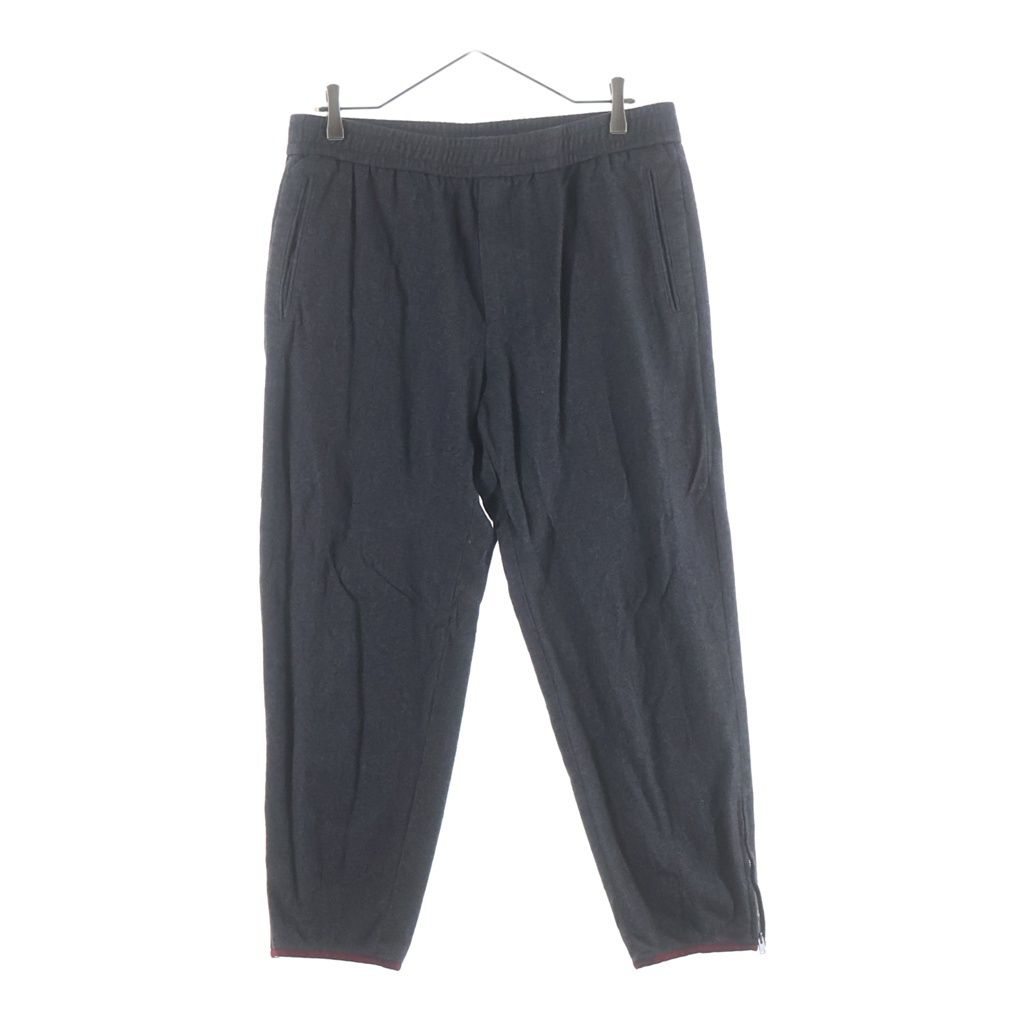 Gucci Zip Hem Wool Pants Gray