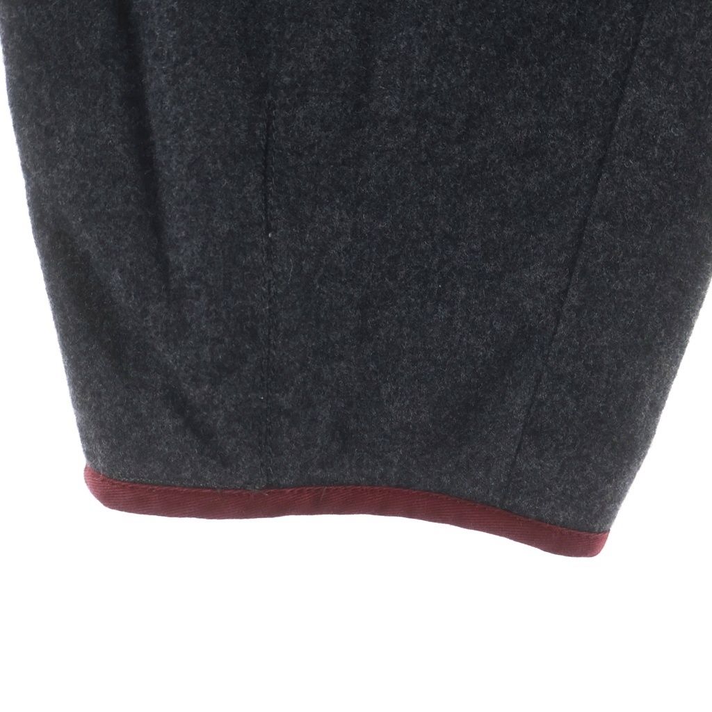Gucci Zip Hem Wool Pants Gray — view 6