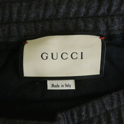 Gucci Zip Hem Wool Pants Gray — view 7