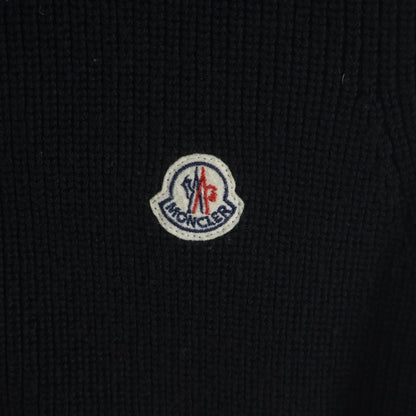 Moncler Maglione Tricot Gilet Front Logo Patch Knit Nylon Zip Up Jacket Vest — view 5