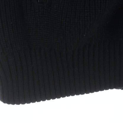 Moncler Maglione Tricot Gilet Front Logo Patch Knit Nylon Zip Up Jacket Vest — view 6