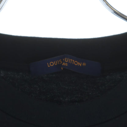 Louis Vuitton Embossed LV Crew Neck Short Sleeve T-Shirt Black — view 6