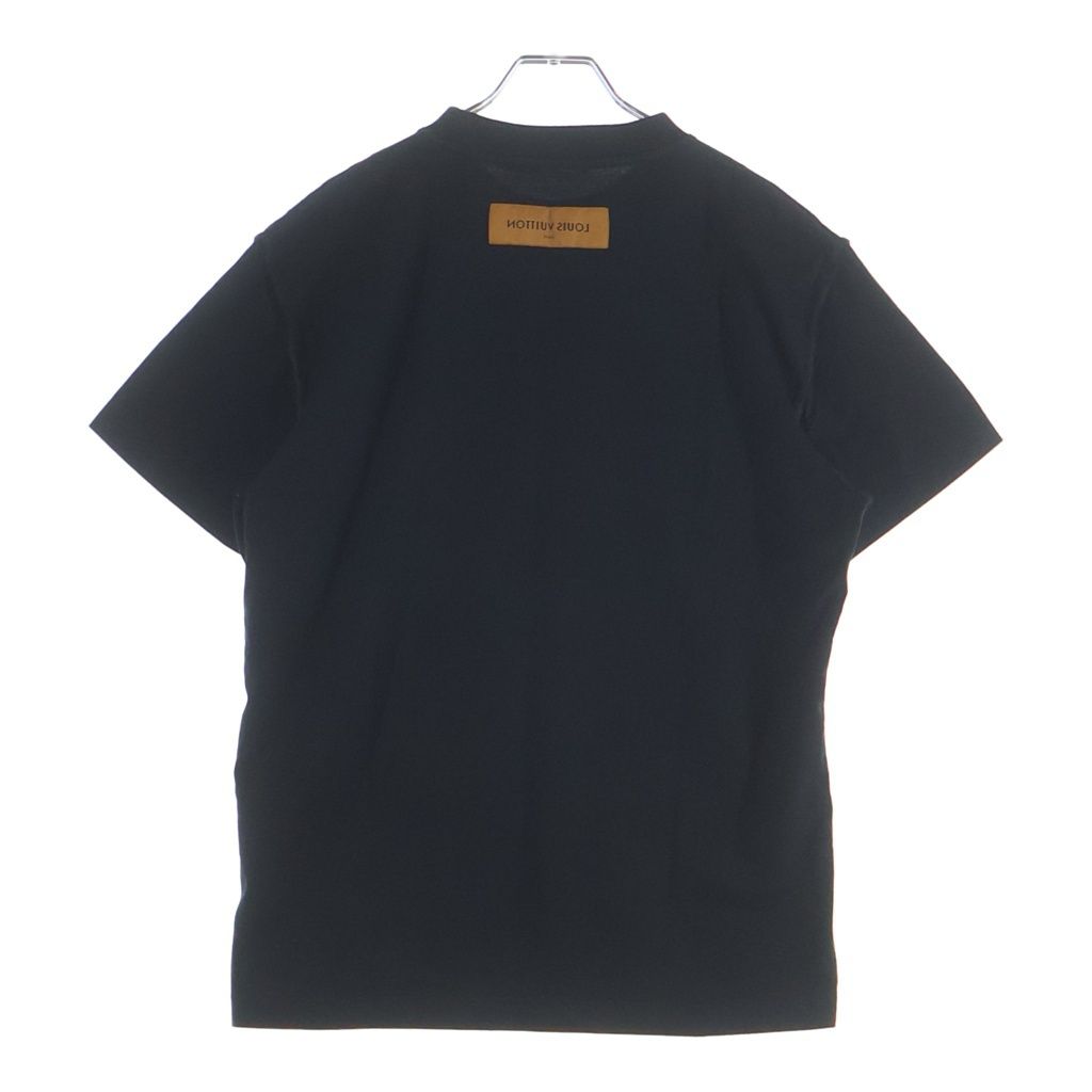 Louis Vuitton Embossed LV Crew Neck Short Sleeve T-Shirt Black