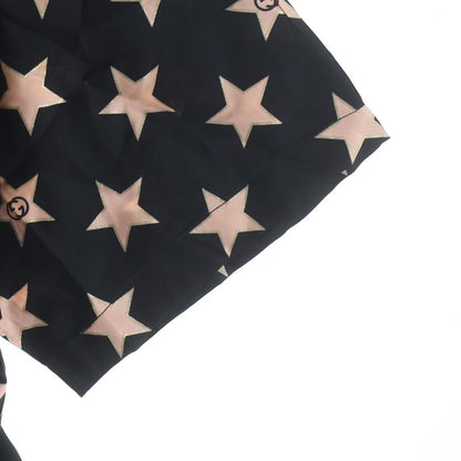 Gucci Interlocking Star All Over Print Silk Short Sleeve Open Collar Shirt — view 5